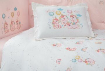 Yataş Bedding Bebek Rnf Nevresim Takımı - Unicorn