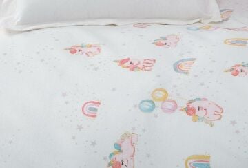 Yataş Bedding Bebek Rnf Nevresim Takımı - Unicorn