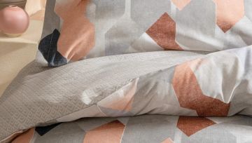 Yataş Bedding Çift Kişilik Trigon Rnf Nevresim Takımı Gri