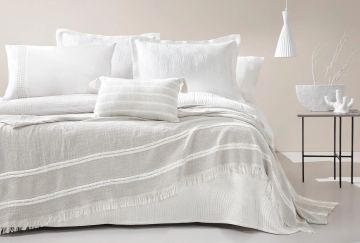 Yataş Bedding Çift Kişilik Nola Infinity Set - Beyaz