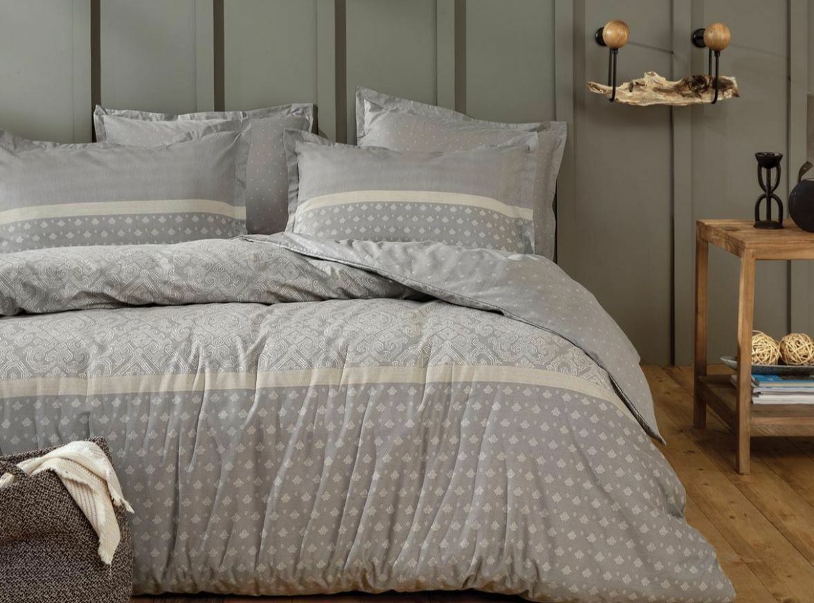 Yataş Bedding Tek Kişilik Amora Rnf Nevresim Takımı - Gri