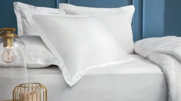 Yataş Bedding 200x200x36 Çift Kişilik XL Maisy Bambu Saten Lastikli Çarşaf - Beyaz