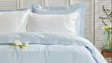 Yataş Bedding Çift Kişilik Urban Saten Nevresim Takımı - Mavi