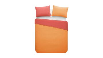 Yataş Bedding Çift Kişilik XL Noah Nevresim Seti Turuncu Nil Çiçeği