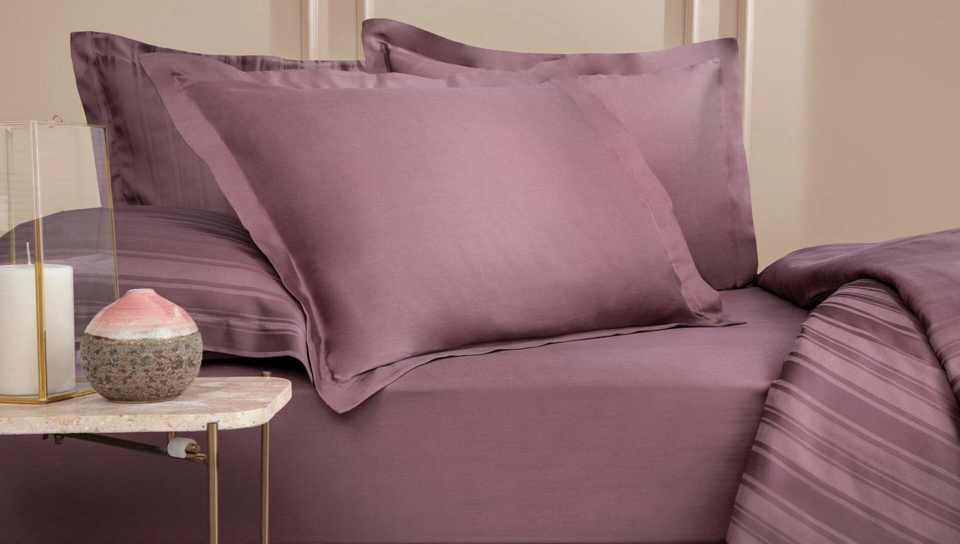 Yataş Bedding Maisy Yastık Kılıfı Mürdüm 50x70