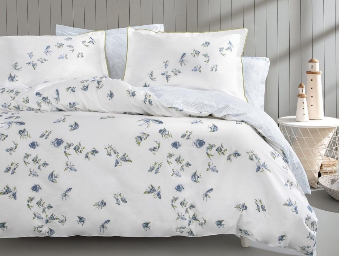 Yataş Bedding Tek Kişilik Betta Rnf Nevresim Takımı - Mavi