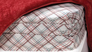 Yataş Bedding Tek Kişilik Millie Trıola Set Kırmızı