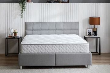 Yataş Bedding 150x200 Sleep Balance - Somni Baza - Deep Başlık Set - 21707 Bordo