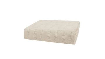 Yataş Bedding Cift Kisilik Tricia Emboss Battaniye - Kum Beji