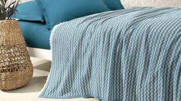 Yataş Bedding Tek Kişilik Gwen Pike Takımı - Petrol