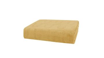 Yataş Bedding Cift Kisilik Tricia Emboss Battaniye - Hardal