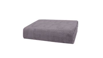 Yataş Bedding Cift Kisilik Tricia Emboss Battaniye - Kül Moru