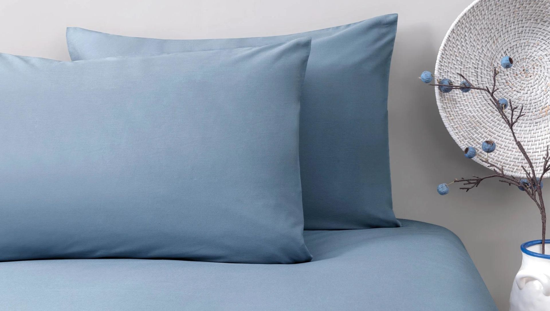Yataş Bedding Noah Yastık Kılıfı Mavi 50x70