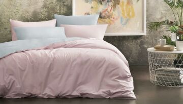 Yataş Bedding Tek Kişilik XL Noah Nevresim Seti Pudra-Gri