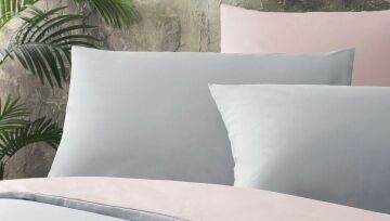 Yataş Bedding Tek Kişilik XL Noah Nevresim Seti Pudra-Gri