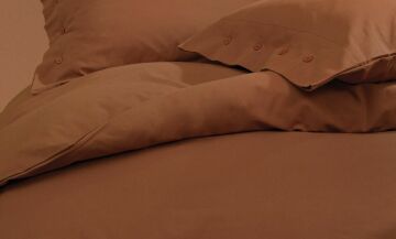 Yataş Bedding Tek Kişilik Plain Rnf Yıkamalı Nevresim Takımı - Kiremit