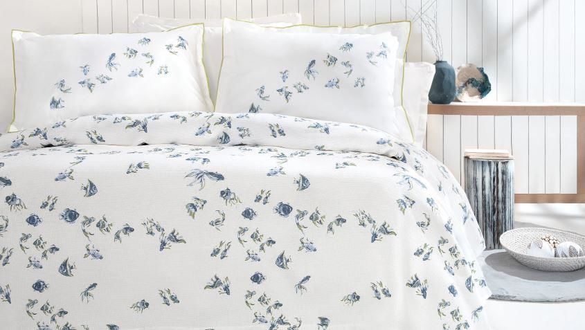 Yataş Bedding Çift Kişilik Betta Pike Takımı - Mavi