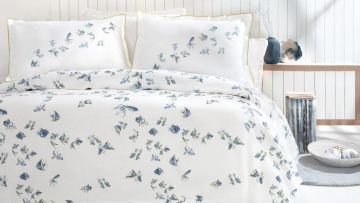 Yataş Bedding Çift Kişilik Betta Pike Takımı - Mavi