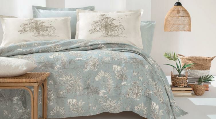 Yataş Bedding Çift Kişilik Aster Pike Takımı - Adaçayı