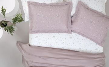Yataş Bedding Tek Kişilik Ramona Bambu Pike Takımı - Mürdüm