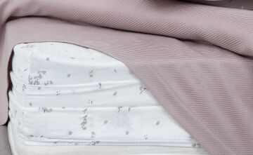 Yataş Bedding Tek Kişilik Ramona Bambu Pike Takımı - Mürdüm