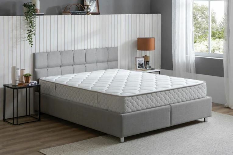 Yataş Bedding 150x200 Sleep Balance - Somni Baza - Deep Başlık Set - 21002 Kül