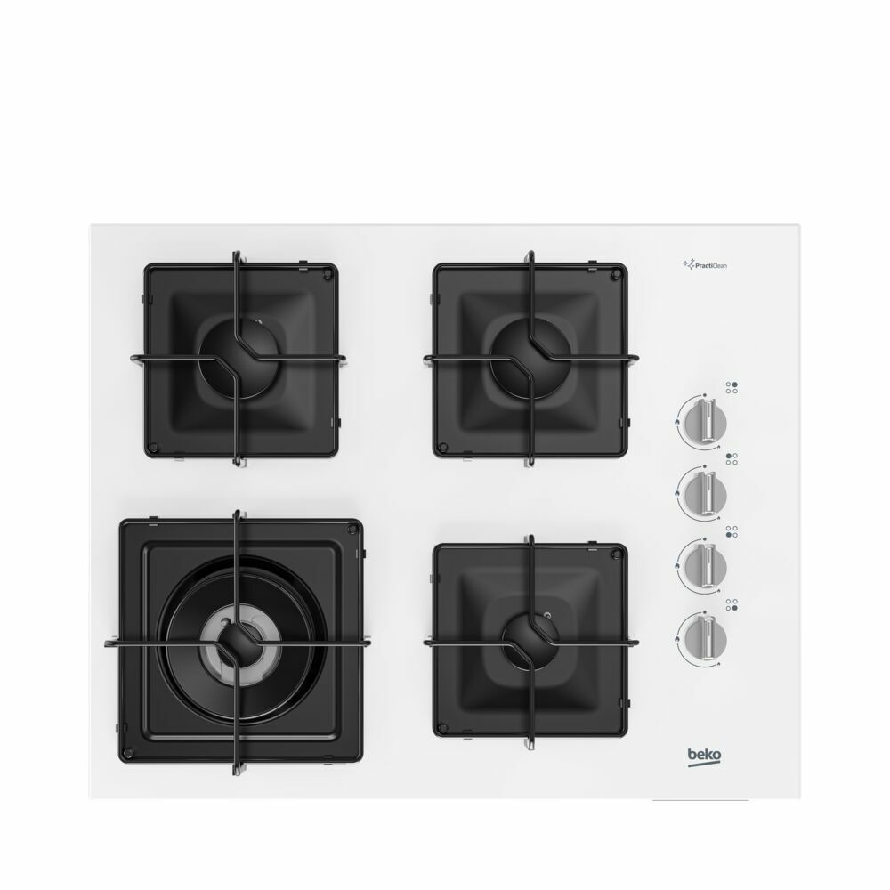 Beko BOCD K 6510 EWB Beyond Serisi Gazlı Cam Tablalı Ocak