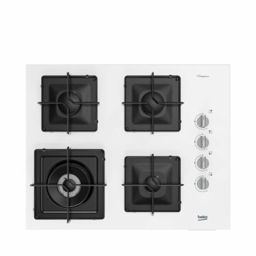 Beko BOCD K 6510 EWB Beyond Serisi Gazlı Cam Tablalı Ocak
