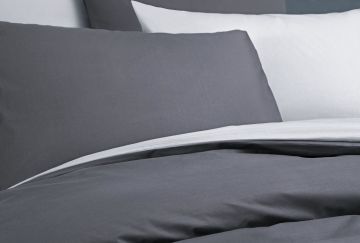 Yataş Bedding Çift Kişilik Noah Nevresim Seti Gri Antrasit