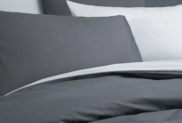 Yataş Bedding Tek Kişilik XL Noah Nevresim Seti Gri Antrasit