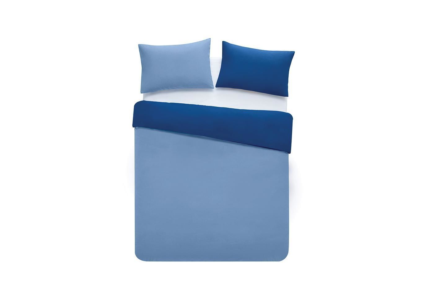 Yataş Bedding Çift Kişilik Noah Rnf Nevresim Seti (Açık Lacivert - Açık Mavi)