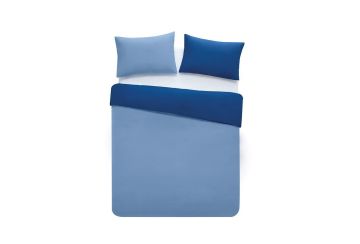 Yataş Bedding Çift Kişilik Noah Rnf Nevresim Seti (Açık Lacivert - Açık Mavi)