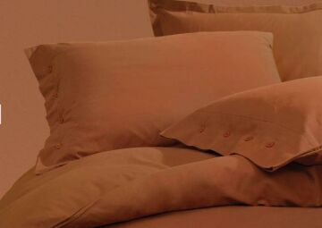 Yataş Bedding Çift Kişilik Plain Rnf Yıkamalı Nevresim Takımı - Kiremit