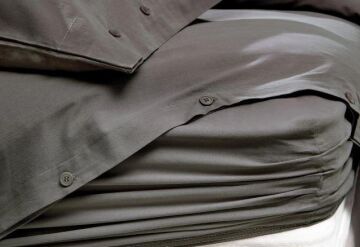 Yataş Bedding Çift Kişilik Plain Rnf Yıkamalı Nevresim Takımı - Antrasit