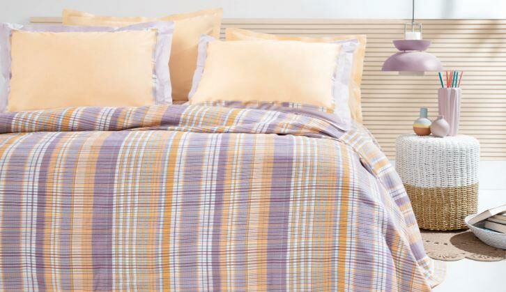 Yataş Bedding Çift Kişilik XL Aviva Rnf Nevresim Takımı - Lila