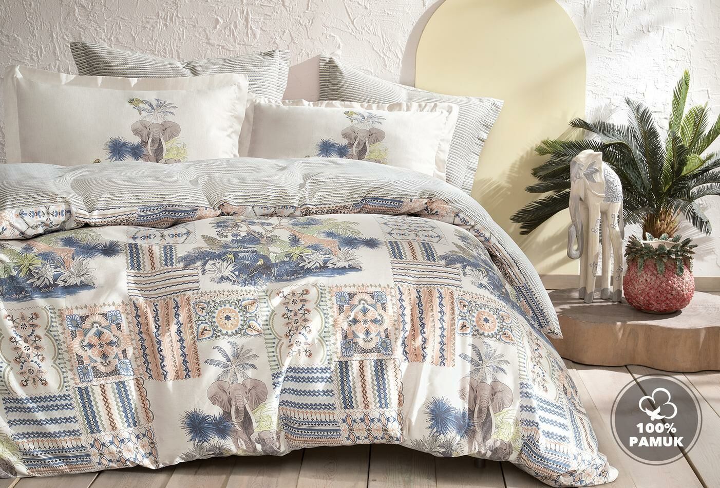 Yataş Bedding Tek Kişilik Rocco Rnf Nevresim Takımı - Somon
