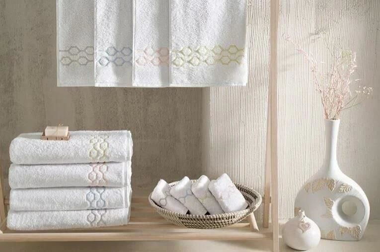 YataşBedding Ezia Banyo Havlu Pudra