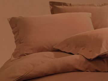Yataş Bedding Çift Kişilik XL Plain Rnf Yıkamalı Nevresim Takımı - Kiremit