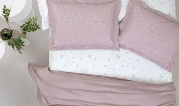 Yataş Bedding Çift Kişilik Ramona Bambu Pike Takımı - Mürdüm