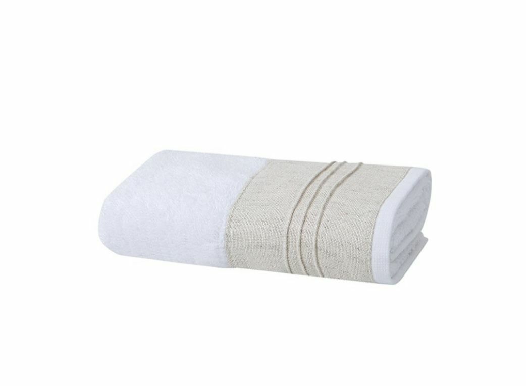 Yataş Bedding Korin Banyo Havlusu - Beyaz (90x150 cm)