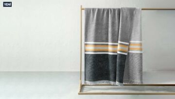 Yataş Bedding Tek Kişilik Ariel Pamuk Battaniye - Gri