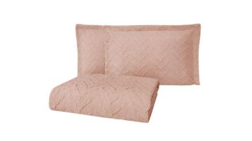 Yataş Bedding Çift Kişilik Curly Yatak Örtüsü Seti - Gül Kurusu