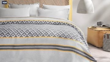 Yataş Bedding Tek Kişilik Matteo Pamuk Battaniye - Gri