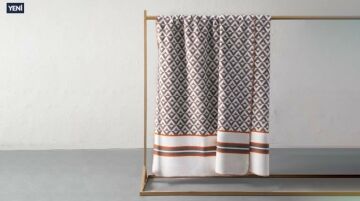 Yataş Bedding Tek Kişilik Matteo Pamuk Battaniye - Ekru