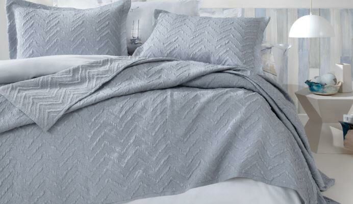 Yataş Bedding Çift Kişilik Curly Yatak Örtüsü Seti - İndigo