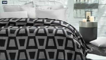 Yataş Bedding Tek Kişilik Nario Pamuk Battaniye - Gri