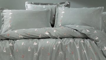 Yataş Bedding Çift Kişilik XL Samba Rnf Nevresim Takımı Adaçayı