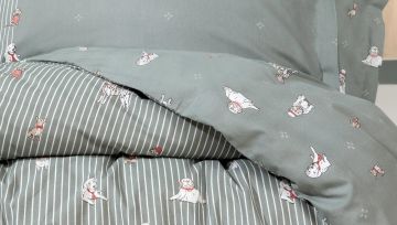 Yataş Bedding Çift Kişilik XL Samba Rnf Nevresim Takımı Adaçayı