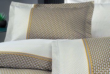 Yataş Bedding Çift Kişilik Arch Saten Nevresim Takımı - Gri