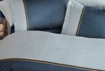 Yataş Bedding Çift Kişilik Arch Saten Nevresim Takımı - Lacivert